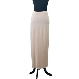 Chan Luu Tan Stretch Pull On Maxi Skirt Size XS